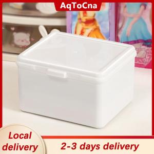 [COD] AqToCna Ship within 24 hours Korean Transparent Storage Box Blind Box Card Photocard Storage Box Photo Card Organizer Classification Flip Box