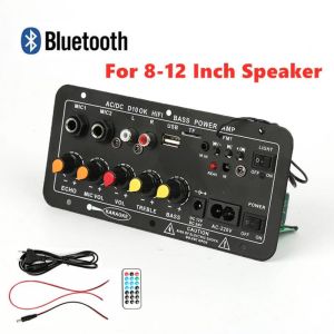 Bộ khuếch đại Bluetooth 5.0 Untuk 8-12 Inci Loa AC 220V 12V 24V Bộ khuếch đại Mobil HIFI Loa siêu trầm Mobi Bộ khuếch đại công suất Bluetooth Digita Stereo Mobil Bluetooth 2.1 Bộ khuếch đại Hi-Fi Loa siêu trầm Siêu trầm