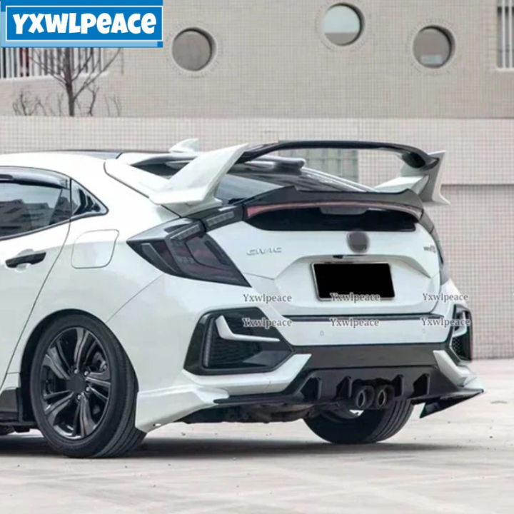 Type-R Style Rear Trunk Lip Spoiler Wing Car Accessories For Honda ...