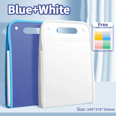 13-Layer Handle Folder Long File Organizer Expanding File Folder Portable Folder Bag