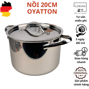 Nồi OYATTON nồi thành cao 20cm nồi 20cm OYATTON nồi inox OYATTON nồi canh nồi hầm inox