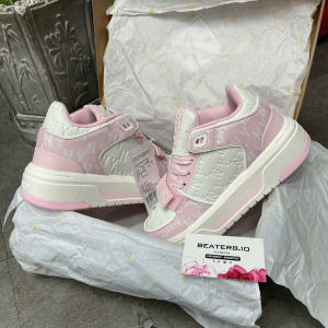 [Chính hãng] Giày MLB Chunky Liner Mid Classic Mono New York Yankees Pink - 3ASXCMM4N-50PKS