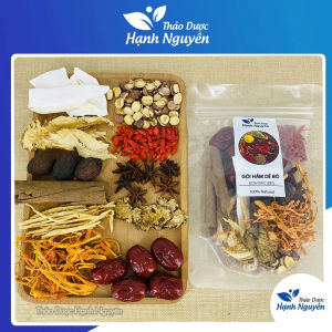 5 thang hầm dê bò nấu lẩu hầm canh gói tiềm dê bò gà 11 vị - Thảo dược Hạnh Nguyên