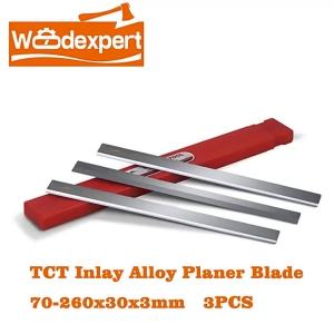 Carbide Planer Blade Tungsten TCT Tungsten Cutting for Jointer Thickness&Surface Woodworking Machine Length 260x30mm