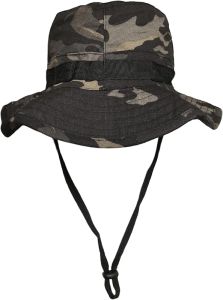 Camo Boonie Hat Bucket Hat Fishiing Hat for Men Women Fishing UV Protection Military Tactical Safari