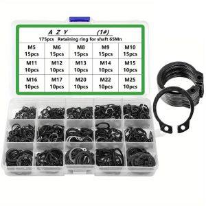 Hộp 175/200 Phe Gài Trục M5 M8 M10 M12 M14 M16 M18 M20 M25 Phe Cài Móng Ngựa Phe Cốt Quạt Chốt Móng Ngựa Nhiều Size