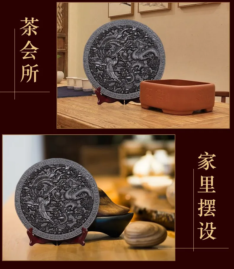 龙凤呈祥(大红袍茶饼)1000克Longfeng Chengxiang (Dahongpao Tea Cake) 1000g Oolong