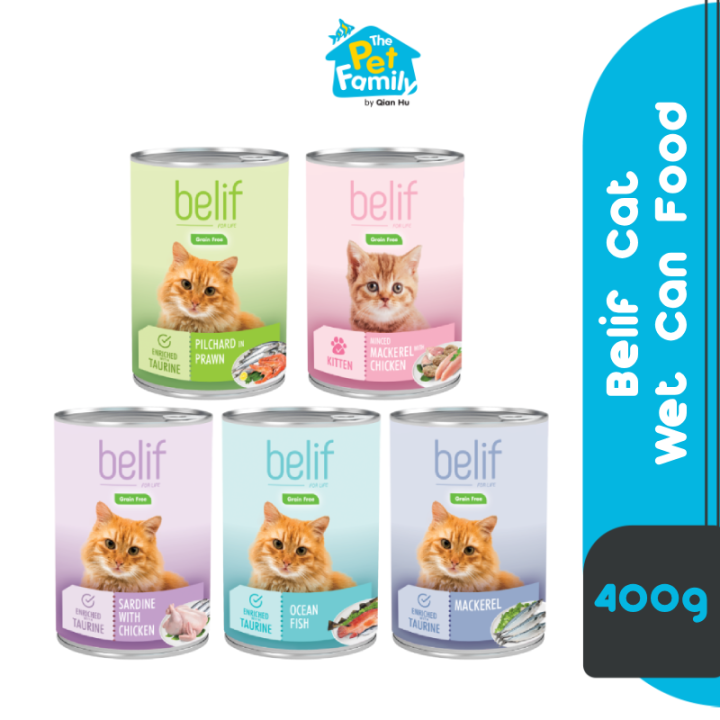 400g Belif Cat GrainFree Cat Canned Wet Food For All Stages TPF Lazada