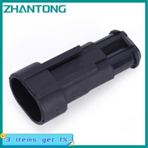 10 Kits 2 Pin Way Sealed Waterproof Electrical Wire Connector Plug Car Auto Sets