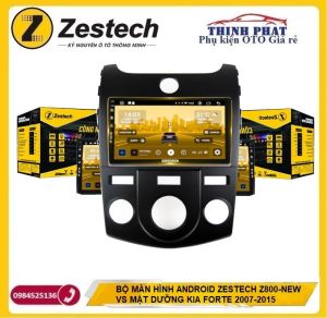 [Hỗ Trợ Lắp Đặt TẶNG VIETMAPS1] BỘ Màn hình dvd android ô tô zestech Z800 NEW + MẶT DƯỠNG KIA FORTE 2007-2015tiếng Việt hệ điều hành Android 10. Full HD GPS chỉ đường camera lùi bản đồ VietmapS1 Navitel Màn hình dvd ô tô giá rẻ Màn hình xe hơi