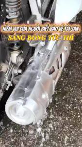 Sơn Xịt Mạ Bạc Chrome LIBITU - Chống Rỉ Sét Ố Vàng Phủ Bóng Bề Mặt Kim LoạiPhục Hồi Chi Tiết Hư Hại