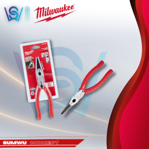 MILWAUKEE 8" LONG NOSE PLIERS Playar Muncung Tirus