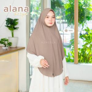 Azmeela Alana Bergo Pad Harian Desain Penutup Dagu