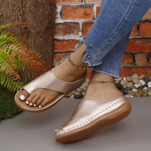 [Free Shipping] New In Stock WomenS Sandals New Style Wedge Heel Slip-On Sandals Mixed Batch For WomenS Sandals