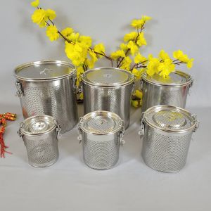 Lọc gia vị/ Lược Xương bã cặn. Dụng cụ nhà bếp dùng nấu phở nấu soup tiện lợi nhiều size lớn ( 18cm 16cm 14cm 12cm 10cm 8cm )