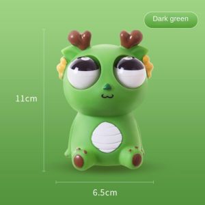 Đồ Chơi Bóp Tay RỒNG MẮT LỒI - Đồ Chơi Bóp Tay Silicon Co Giãn Mềm Dẻo Dễ Thương Giải Tỏa Căng Thẳng - Dừa Shopkids