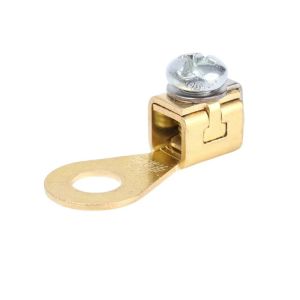 MIRELAE Lỗ 6mm Khối đầu nối ắc quy ô tô Vặn chặt 2.5‑10mm² Đầu nối pin Có thể tái sử dụng Đồng nguyên chất Đầu nối cực pin