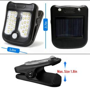 Solar Light Outdoor Garden Clip Motion Sensor LED Light Sunlight Waterproof Patio Outdoor Solar Light Country House Solar Light 0 Electricity Solar clip light solar lights 太阳能灯户外灯