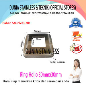 Ring Hollo 30mmx30mm Alat Alat Teknik Interior Bangunan