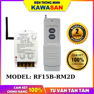CÔNG TẮC ĐIỀU KHIỂN TỪ XA CÔNG SUẤT CAO RF15B-RM2D (30-100m)
