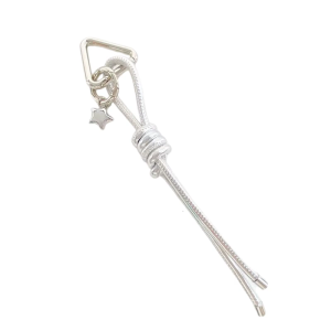 Thanh lịch Sao Knot Móc treo chìa khóa với gia cố dây thừng móc hợp kim trang trí túi hoàn hảo cho tổ chức du lịch quà tặng