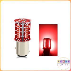 Amoki 1Pc LED Brake Light Bulb Universal for Motorcycle Tail Lights Flasher Moto Accessories