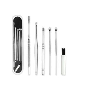 Bộ dụng cụ lấy ráy tai lò xo 6 món tiện dụng an toàn khi sử dụng