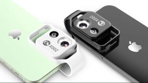 Ống kính hiển vi kỹ thuật số 200X với CPL đèn LED dẫn hướng di động ống kính siêu nhỏ bỏ túi cho điện thoại iPhone Samsung