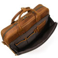 Royal Bagger New 15inch Laptop Bag for Men Genuine Cow Leather Casual Retro Handbag Business Briefcase Large Capacity Crossbody Bag. 