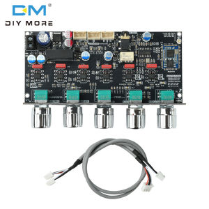 diymore DC 12-26V ZK-PRO2 Fever Pre Stage Tone Board 2.1 Channel Subwoofer With High Pass Bt Decoding QCC3034+ES9023