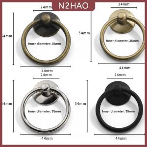 N2HAO 2PC Vòng cổ điển đồ nội thất cửa kéo xử lý hợp kim tủ tủ quần áo ngăn kéo tay cầm