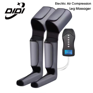 DIDI Electric Air Compression Leg Massager Handheld Controller Pressure Heating Calf Massage Machine Leg Slimming Tool Muscle Relax Pain Relief