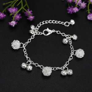 [HCM]Lắc tay nữ vòng tay chùm chuông mạ bạc 925 phong cách Hàn Quốc dễ thương