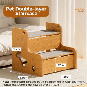 SKISOPGO Pet Stairs Dog Bedding Climbing Ladder Non-Slip Pet Steps Dog Ramp for Bed or Couch