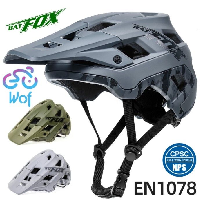 Helm New BATFOX Sepeda Gunung AM Enduro MTB Downhill Helmet Bike