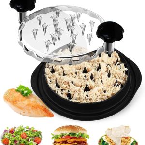 【COD】Kalinga Chicken Shredder Manual Chicken Shredder Tool with Lid Meat Shredder Bowl For Pulled Chicken Pork Beef Pastil Household Kitchen Shredding Tool Suitable for Salad Burger Fillings Pet Food Nashed Ingredients