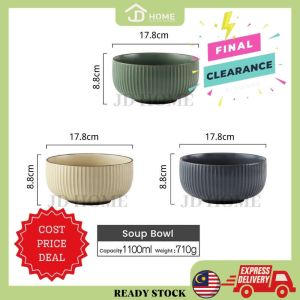 JD Home 🇲🇾 [Ready Stock] ❤ Nordic Style Ceramic Tableware Plates Bowl Noodle Bowl Dish Plate Dessert Rice Bowl Salad Bowl Japanese Deco Plate Dinnerware /Seramik Pinggan Mangkuk 陶瓷碗盘