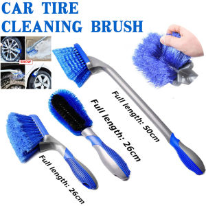 Car Cleaning Kit Tool Car Tire Brush Wheel Hub Brush Rim Brush Car Wash Kit Deep Clean Tire Brush