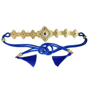 Phong cách Ma-rốc tôn tạo thắt lưng kim loại cho trang phục bữa tiệc đêm và mặc hàng ngày