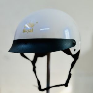 Mũ bảo hiểm xe máy nửa đầu Royal M162 có lưỡi trai màu đen