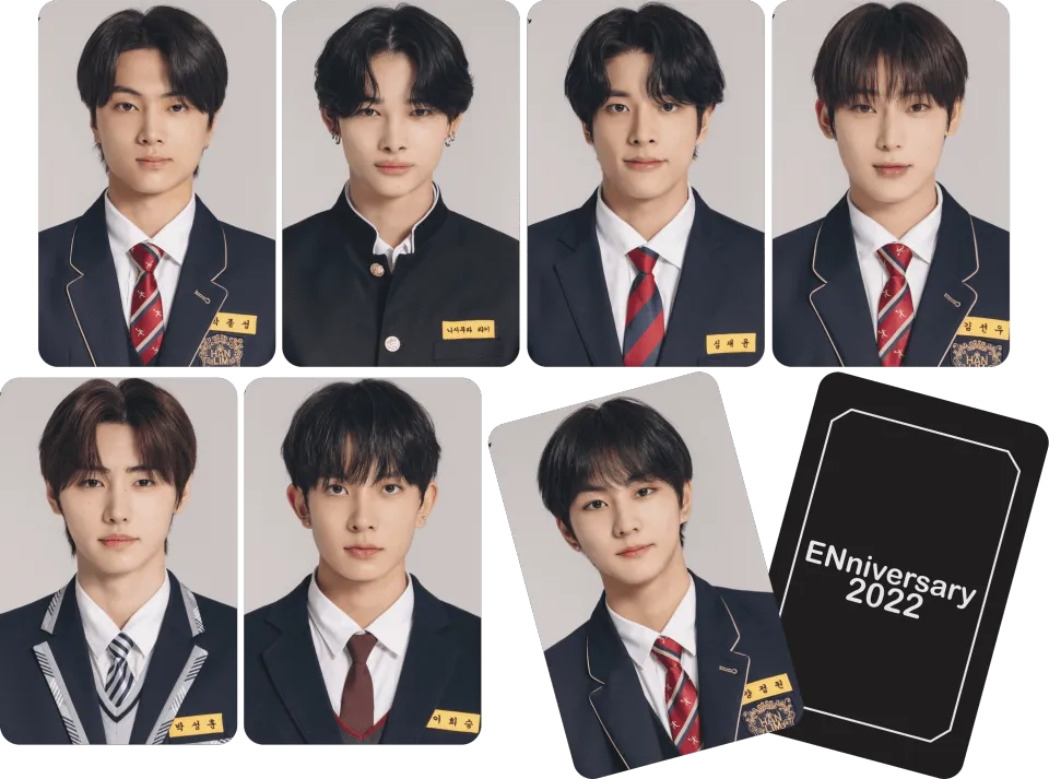 ENHYPEN 1st Anniversary Photocard Set001 hybe insight enhypen 1st