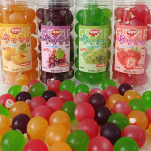 [Sẵn hàng - thơm ngon ] Combo 300g Thạch nổ trái cây/thạch nổ vị chanh-đào-xoài/Thạch trái cây Balloon burst nhiều hương vị thơm ngon