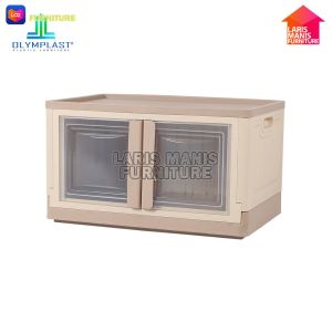 Olymplast Folding Box - Storage Box Lipat Folding Container Box OFS OLYMPLAST Tempat Baju Tempat Barang Box Serbaguna Multipurpose Folding Cabinet