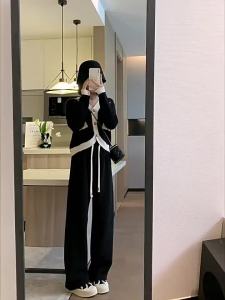 Fleece-lined Thickened Wide-leg Pants for Women Autumn Winter 2025 New Corduroy Sweatpants for Outdoor Wear Cotton Pants Lamb Wool Straight Pants