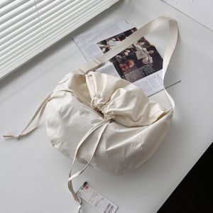 Large Capacity Bag Drawstring Crossbody Bag for Women Messenger Bag Sling Bag