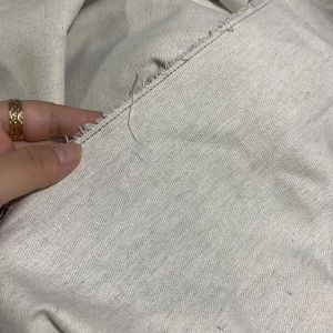 1 Mét Vải Linen Trắng Ngà Gạo Khổ 1m4 Hàng Công Ty