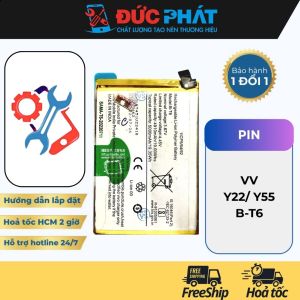Pin THAY THẾ VV Y22/ Y55 ( B-T6 ) TỐT - Tặng kèm keo dán và bộ sửa