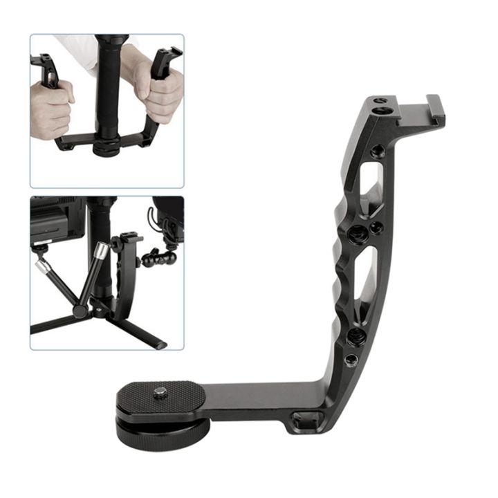 Stand Handle 【CW】 Gimbal Accessories L Bracket Stand Handle With Shoe 1/4 Inch Screw ...