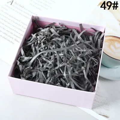 10g 100g Shredded Paper Crinkle Filling Gift Craft Pizza Box Surprise Foam Kotak Packaging Cebisan Kertas Fillers Hadiah