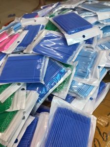 100 Cây Tăm Tháo Mi Đầu Nhỏ Đa Năng Tăm Bông Gỡ Mi Phun Xăm Thẩm Mỹ Lấy Tê_Tăm Tháo Mi_Phụ Liệu MI HÀ